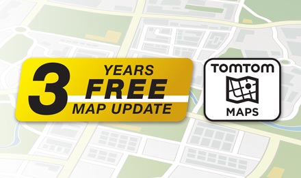 TomTom Maps with 3 Years Free-of-charge updates - X903D-S906